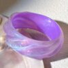 oly-67fe13d52b6c2f8d06d45ecee92fb01a Wholesale Purple Colorful Resin Bracelet Irregular Simple Geometric Opaque Resin Bracelet