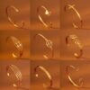 oly-680614b692da3d88b398501821b8b7be Wholesale Stainless steel heart-shaped bracelet, waterproof 18k gold cross bracelet, butterfly accessory