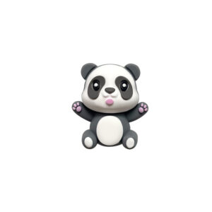 3d three-dimensional panda beads-f009 dark gray