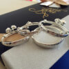 oly-685cd1c437d749010d065608ace8effb Wholesale Children's Safety Bracelet Boys and Girls Baby Silver Bracelet Full Moon One Year Old Bracelet Fashion Simple Bracelet Accessories