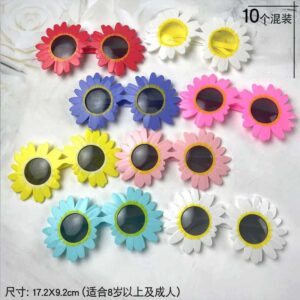 Daisy glasses (10 pieces mixed)