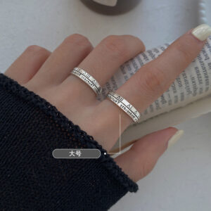 Men's Ring (Copper Plated Platinum) / Opening adjustable