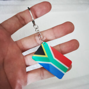South africa flag keychain pendant
