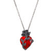 oly-68a604e4e3b7bacf0f0c58be77f4c99d Wholesale Love Rose Necklace Female Gothic Wrapped Flower Heart-shaped Clavicle Chain Valentine’s Day