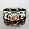Wholesale Unisex Punk Weave Bracelet Made With Artificial Leather, Perfect For American National Day