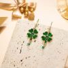 Wholesale Irish Santa Para festival fashion niche Creative Festival Earrings
