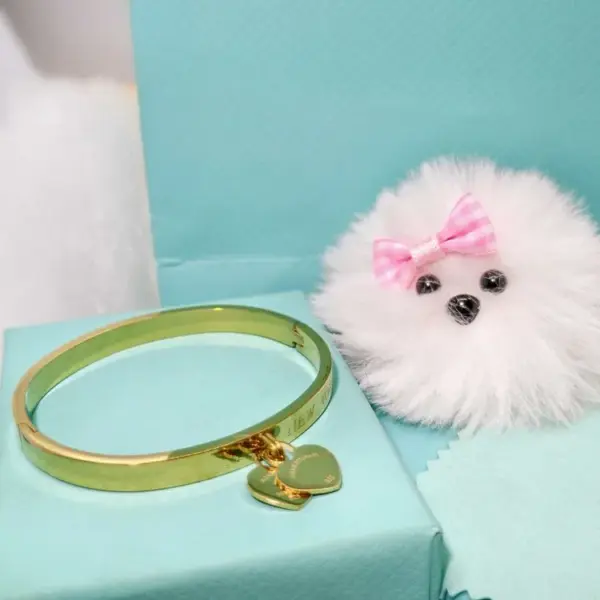 Wholesale Asymmetrical Letter Pattern Bangle In 304 Stainless Steel With 0.03µm Electroplated Gold Plating, Unisex