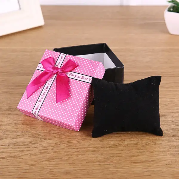 Wholesale Empty Box Butterfly Knot Jewelry Packaging Box Bracelet Watch Gift Box Three Eight Festival Special Offer UV Craftsmanship