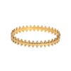 Wholesale Stainless steel bracelet with geometric gold plating, colorfast titanium steel bracelet