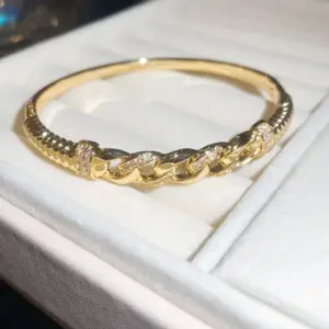 1#Bracelet - Gold (real Gold Plating)