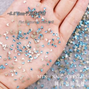 2.5*3mm malt drill-lake blue / 100 small bags