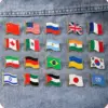 oly-693185f0c3de260bc770cf4d2e6b7ae4 Wholesale National Flag Cartoon Pinback Badge Metal Pin Featuring Stamping Craft In Multicolor