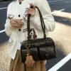 Wholesale Bowling Handbag For Women 2025 New Trendy Fashion Retro Underarm Bag Versatile Large Capacity Single Shoulder Commuter Bag