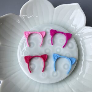 Cat ears headband 4 colors mixed hair 1 piece