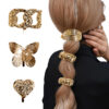 Wholesale hairgrip Geometric U-shaped Hairpin Back Head Hook Ponzetail Clip Hair Plug Hair Accessories Hair Buckle Headwear