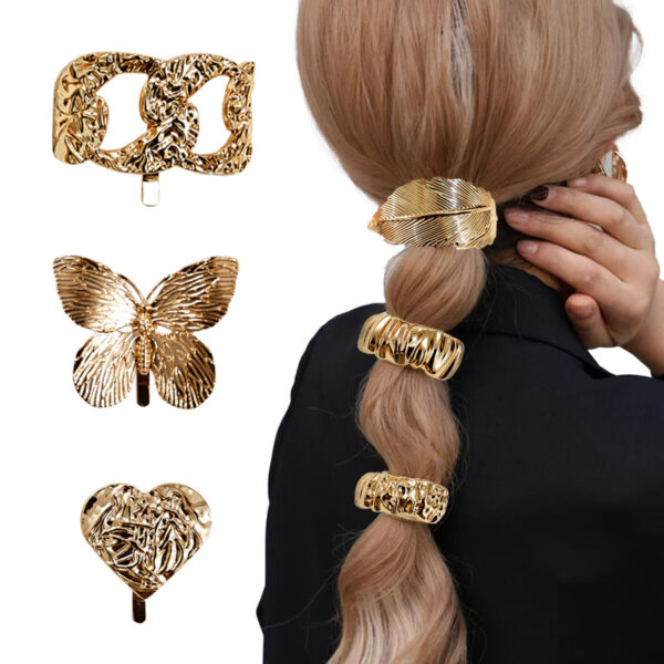 Wholesale hairgrip Geometric U-shaped Hairpin Back Head Hook Ponzetail Clip Hair Plug Hair Accessories Hair Buckle Headwear