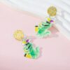 oly-699026dcaeffa301ea3847d5926469e8 Wholesale Explosions Greek Acrylic Carnival Cute Naughty Crocodile Design Women's Fashion Drop Earrings Crazy
