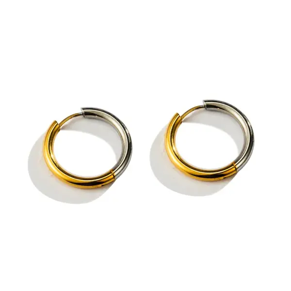 Wholesale Square Stainless Steel Geometric Star Ear Cuff Unisex Trendy Fashion Jewelry Women's Casual Style Ear Studs