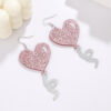 oly-69e519158cde6d78b8e88da87310fcd0 Wholesale Valentine's Day Earrings Sweet Romantic Shiny Pink Balloon Love Queen Acrylic Earrings