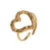 Wholesale Titanium steel ring with non-fading color, stainless steel index finger ring