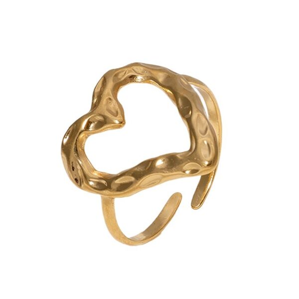 Wholesale Titanium steel ring with non-fading color, stainless steel index finger ring