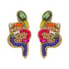 oly-6a265478c51338ab085d0e42db7079aa Wholesale Earrings, Snake-Shaped Earrings, Handmade Rice Beads, Personalized Fashionable Colorful Pearl Earrings, Dropshipping
