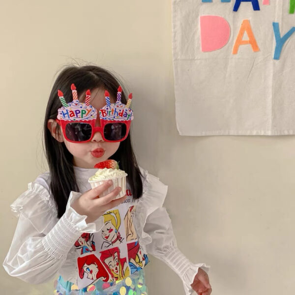 oly-6a285c5d26e30be425ae2240ab7fc228 Wholesale birthday party glasses funny photography sunglasses children's party scene decoration props
