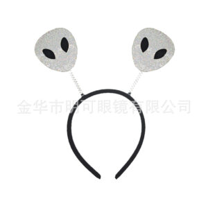 Alien headband silver / All yards