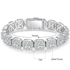 Silver (width 12mm) / Bracelet 7.5 inches (length 19cm)