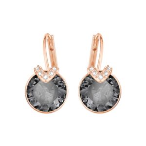 Rose black bella earrings