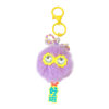 Wholesale  Cartoon Sunglasses Fabric Plush Good Luck Starlight Fur Ball Keychain Doll Pendant Couple Bag Hanging Ornaments Women