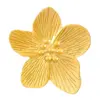 oly-6abac7e23e3452e266765e3ffe6c62d7 Wholesale Jewelry Modern Style Classic Style Flower 304 Stainless Steel Plating Open Rings
