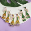 oly-6ad693ba62d591f269a9c4e7c941f4d2 Wholesale Holiday Earrings, St.Com Carnival Earrings, Color Matching, Oil Dripping, Personalized Fashion Street Party Earrings