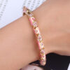 oly-6b05c18afad32c8ba8ebd499aa45c9fd Wholesale Genuine Cloisonne Bracelet Women's Fine Fashion Vintage Hollow Enamel Gold-plated Bracelet for Girlfriend Jewelry Gift