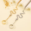 oly-6b0db5d7dbd9b1eb2afc8da22ede2c1a Wholesale Halloween Jewelry Niche Elegant Snake Spider Chain Ring Bracelet One-piece Finger Bracelet for Women