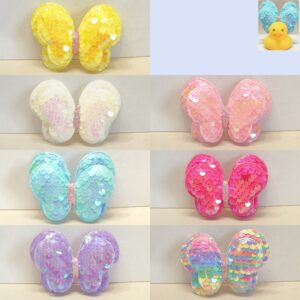 1 random double-layer sequin butterfly