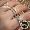 Wholesale Waterproof Non Tarnish Circle Ring For Women, 304 Stainless Steel With 18K Real Gold Plated PVD Coating And Zircon Inlay