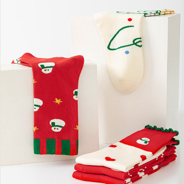 oly-6b976141d3bc22ad944eeb31f4e1bf99 Wholesale Christmas socks women's autumn and winter stockings winter cute cartoon couple's stockings men's fashionable stockings Christmas gift