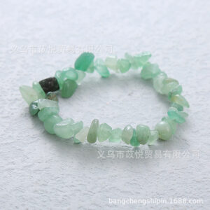 Green aventurine (natural materials) / Bracelet circumference is about 18cm