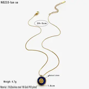 Blue rounded / Average Size