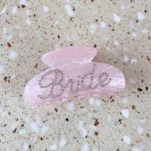 Pink bride-double-sided point diamond