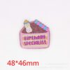 Wholesale loose powder cartoon organ beverage bottle personalized bag jewelry acrylic pin cute DIY patch