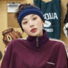 Wholesale knitted wide-brimmed hair band elastic sweat-absorbent sports headscarf headband simple solid color headband for women