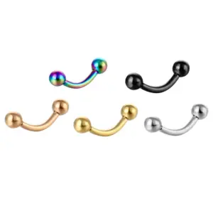 Curved Ball 1.2*10*4 / Rose Gold
