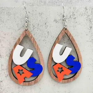 JE1325C / Wooden earrings