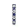Wholesale Cao Shi New Simple Fashion Ring With Row Of Dazzling Stones Texture Design High-End Geometry Unisex Couple Rings