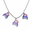 Wholesale Beaded Wood Car Necklace For Women With Beaded Chain, Perfect For Independence Day
