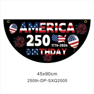 45*90CM Fan-shaped Flag / 250th-DP-SXQ2005