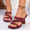 oly-6c7f339c30eb62a2419241e2653ffa78 Wholesale plus size Roman style metal zipper decoration thick with solid color women’s slippers wholesale generation