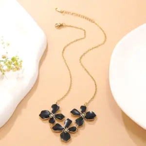 Multicolor-Golden Yellow / One Size / FYD6217-Black Necklace